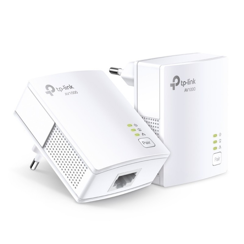 (Reacondicionado) TP-LINK AV1000 1000 Mbit s Ethernet Blanco 2 pieza(s) TL-PA7017 KIT