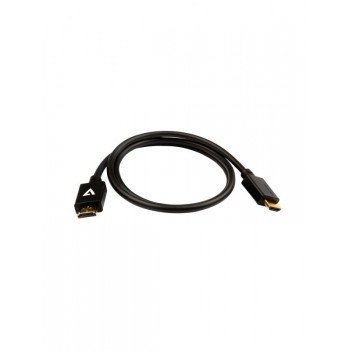 V7 Cable de vídeo negro Pro HDMI macho a HDMI macho 1m V7HDMIPRO-1M-BLK