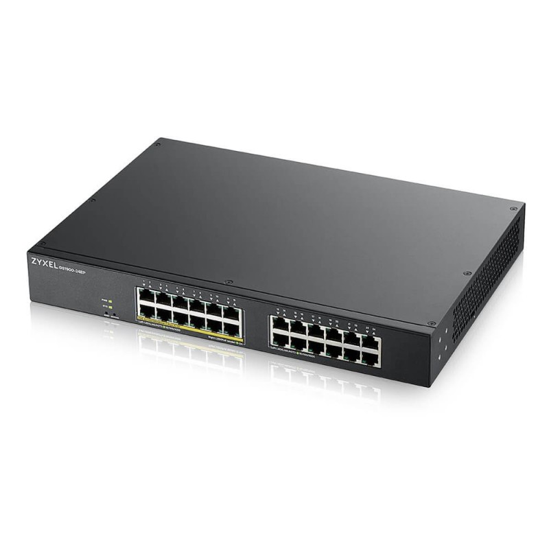 Zyxel GS1900-24EP Gestionado L2 Gigabit Ethernet (10 100 1000) Negro - PoE GS1900-24EP-EU0101F