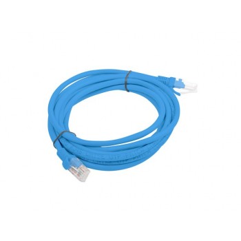 Lanberg PCU6-10CC-0300-B cable de red 3 m Cat6 U UTP (UTP) Azul