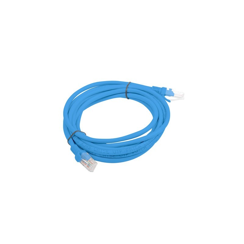 Lanberg PCU6-10CC-0300-B cable de red 3 m Cat6 U UTP (UTP) Azul