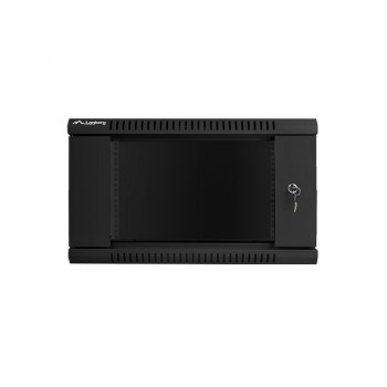 ARMARIO MURAL LANBERG WF01-6606-10B NEGRO - 19 48.26CM - 6U - IP20 - 600X600X368MM - HASTA 60KG DE 