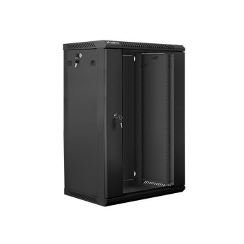 ARMARIO MURAL LANBERG WF01-6418-10B NEGRO - 19 48.26CM - 18U - IP20 - 600X450X901MM - HASTA 60KG DE