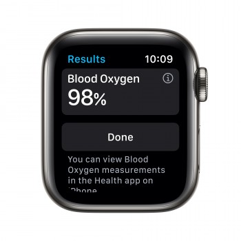 Apple Watch Series 6 - 40mm - Cellular - Color Grafito con correa Negra Sport Band M06X3TY A