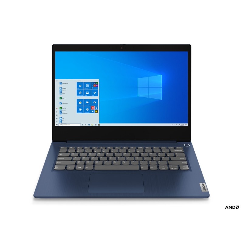 Lenovo IdeaPad 3 Azul - 14" - AMD 3000 - 4GB - 128GB SSD - Wi-Fi 5 - W10 Home S 81W000BGSP