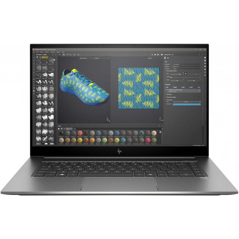 HP ZBook Studio G7 Plata - 15.6" - Intel Core i7 - 32GB - 512GB SSD - Quadro RTX 4000 - Wi-Fi 6 - W1 1J3T5EAABE