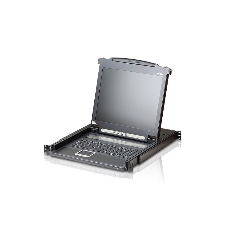 ATEN DESKTOP KVM 17" CONSOLA LCD (USB - PS 2 VGA)  (CL1000M-ATA-XG)