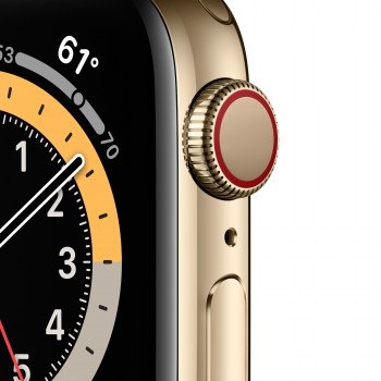 Apple Watch Series 6  Oro GPS + 4G de 40mm con  Correa Milanese Loop Oro M06W3TY A
