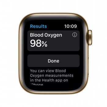 Apple Watch Series 6  Oro GPS + 4G de 40mm con  Correa Milanese Loop Oro M06W3TY A