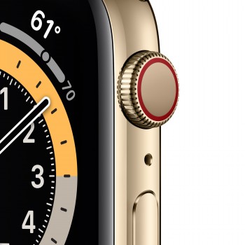 Apple Watch Series 6  Oro GPS + 4G de 44mm con  Correa Milanese Loop Oro M09G3TY A