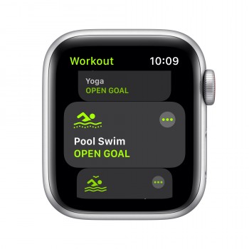 Apple Watch SE GPS + 4G - 40mm Aluminio   Plata con Correa Loop Deportiva Azul Marino Intenso MYEG2TY A