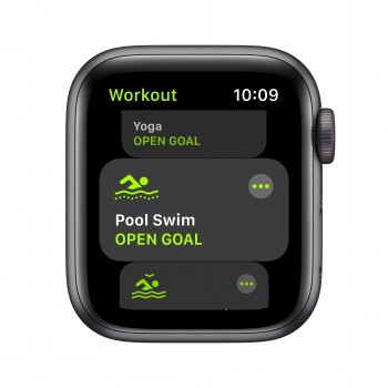 Apple Watch SE GPS + 4G - 40mm Aluminio   Gris Espacial con Correa Deportiva Negra MYEK2TY A