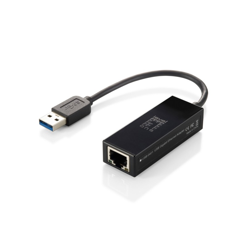 (Reacondicionado) LEVEL ONE Adaptador USB Gigabit Ethernet Ethernet USB USB-0401