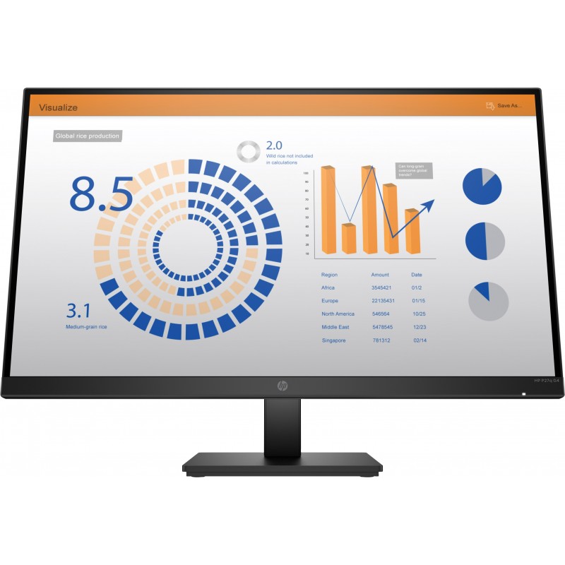 HP P27q G4 - QHD 8MB11AAABB