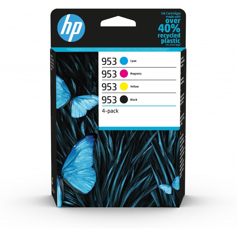 HP 953 Original Negro, Cian, Magenta, Amarillo 6ZC69AE