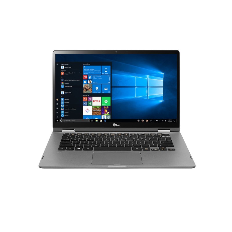 LG Gram Híbrido (2-en-1) Gris - 14" Táctil - Intel Core i7 - 16GB - 512GB SSD - Wi-Fi 6 - W10 Home 14T90N-V.AA78B