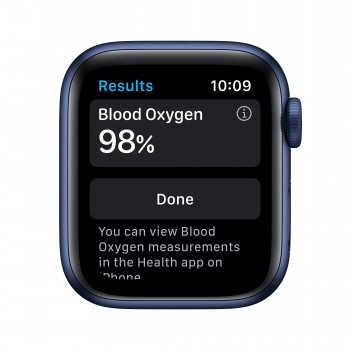 Apple Watch Series 6 GPS + Cellular 40mm en color Aluminio Azul con Correa deportiva Azul Marino M06Q3TY A