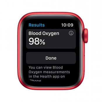 Apple Watch Series 6 GPS + Cellular 40mm en color Aluminio Rojo con Correa deportiva Roja M06R3TY A