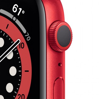 Apple Watch Series 6 GPS 44mm en color Aluminio Rojo con Correa deportiva Roja M00M3TY A
