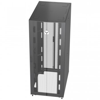 Vertiv VR3150 armario rack 42U Rack o bastidor independiente Negro, Transparente
