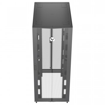 Vertiv VR3150 armario rack 42U Rack o bastidor independiente Negro, Transparente