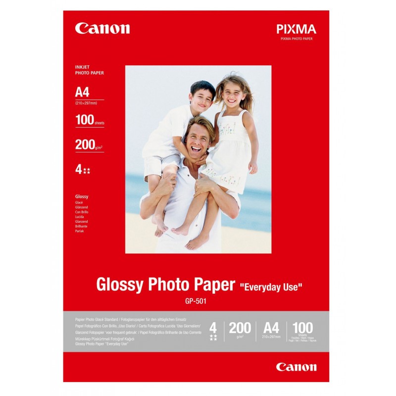 Canon GP-501 papel fotográfico Brillo A4 0775B001