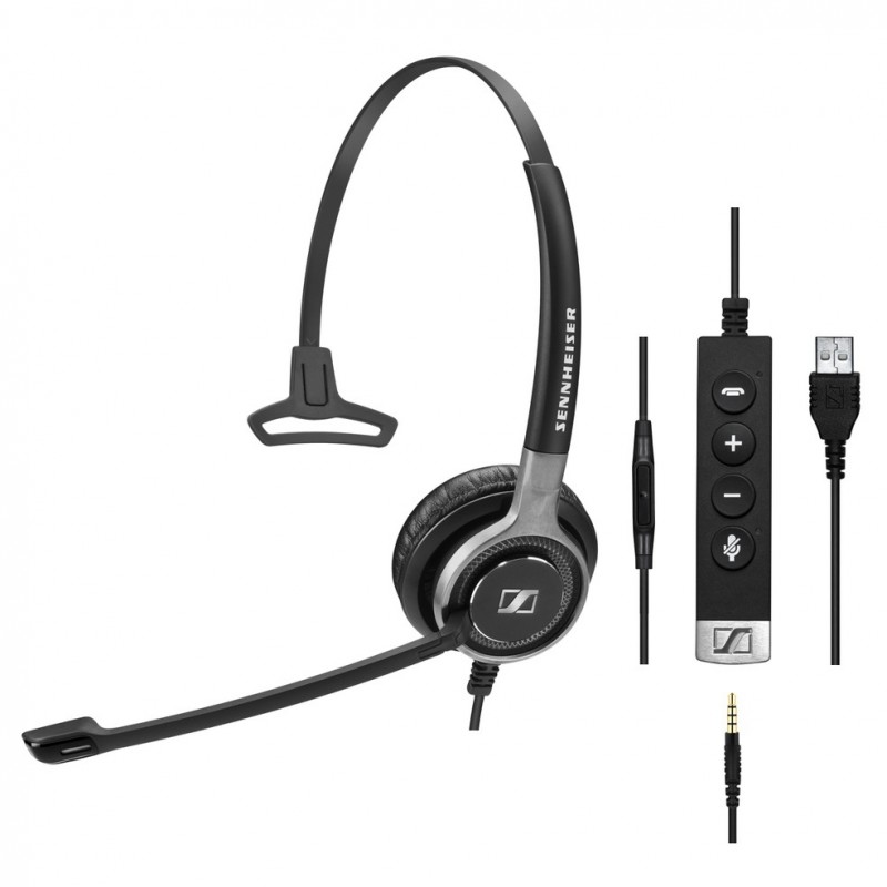 Sennheiser SC 635 USB - Negro, Gris 507254