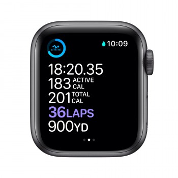 Apple Watch Series 6 GPS + Cellular 40mm en color Aluminio Gris Espacial con Correa deportiva Negro M06P3TY A