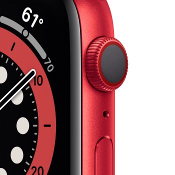 Apple Watch Series 6 GPS + Cellular 44mm en color Aluminio Rojo con Correa deportiva Roja M09C3TY A