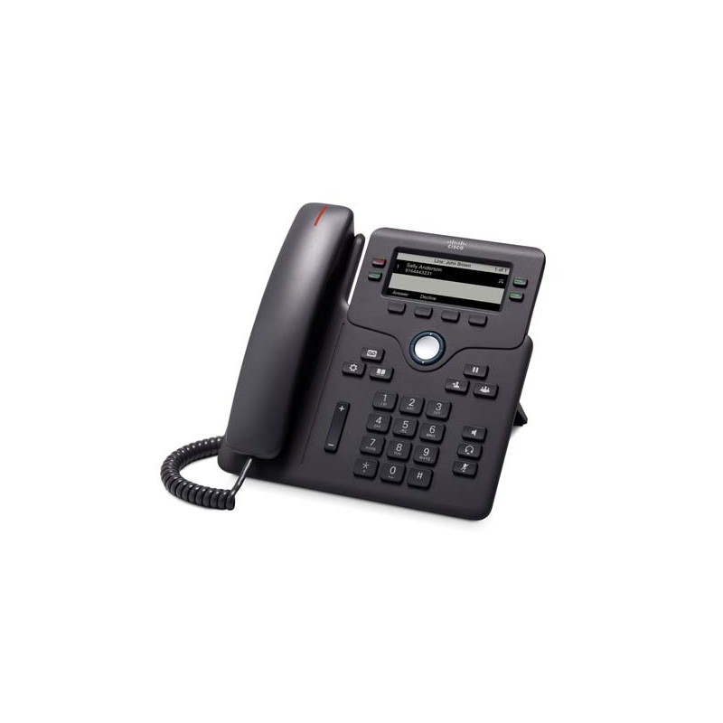 Cisco 6851 - Negro - 4 líneas Wifi CP-6851-3PCC-K9