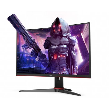 AOC C24G2AE BK - 23.6" - 1920x1080 - Full HD LED - Negro, Rojo
