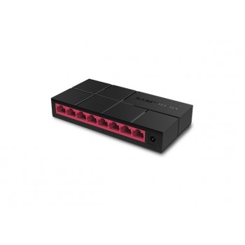Mercusys MS108G switch No administrado Gigabit Ethernet (10 100 1000) Negro