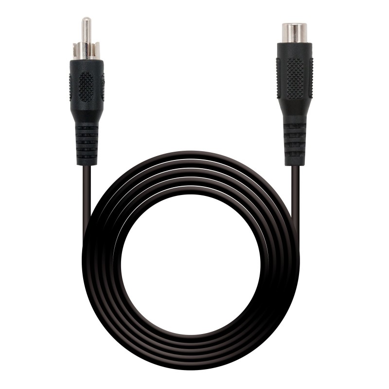Nanocable 10.24.0503 cable de audio 3 m RCA Negro