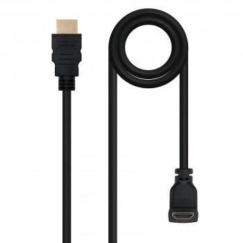 Nanocable CABLE HDMI ACODADO V1.4 (ALTA VELOCIDAD   HEC), A M-A M, 1.8 M 10.15.3002