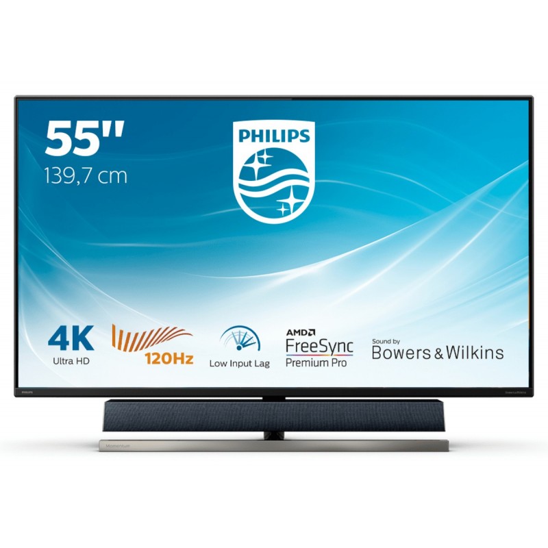 Philips Momentum 558M1RY 00 - 55" - 3840x2160 - 4K Ultra HD LED - Negro