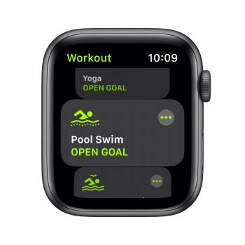 Apple Watch SE GPS 44mm Color Aluminio Gris Espacial con Correa deportiva Negro MYDT2TY A