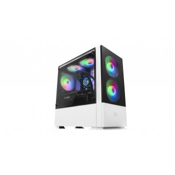 Mars Gaming MCZ Mini Tower Blanco MCZW