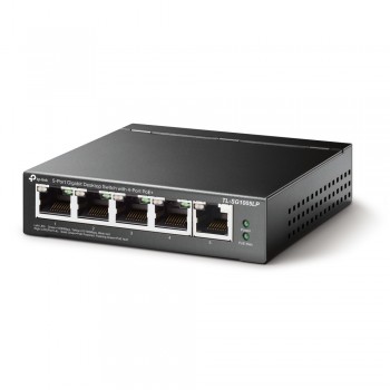 TP-LINK TL-SG1005LP - No administrado Gigabit Ethernet (10 100 1000) Negro - PoE