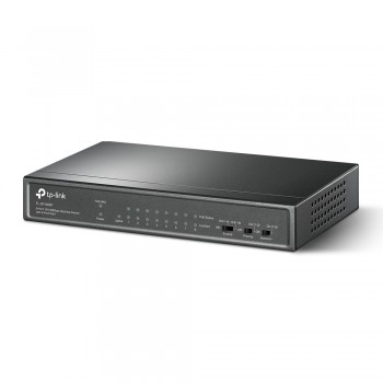 TP-LINK TL-SF1009P - No administrado Fast Ethernet (10 100) Negro - PoE