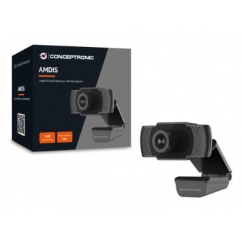 Conceptronic AMDIS - 2MP 1920 x 1080 Pixeles USB 2.0 Negro AMDIS01B