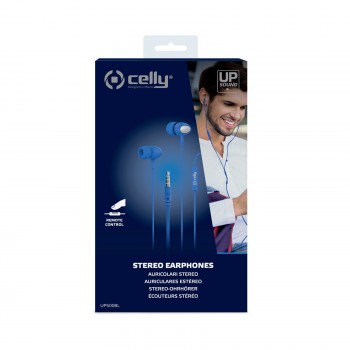 CELLY AURICULAR STEREO C MICRO UP500 AZUL UP500BL