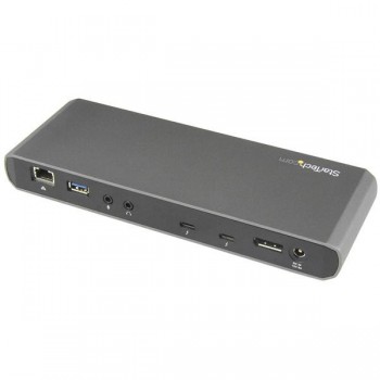 StarTech.com Docking Station Thunderbolt 3 con Vídeo Doble de 4K para Portátiles - Replicador de Pue TB3DK2DPWUE