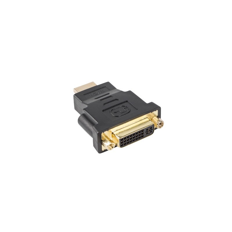 ADAPTADOR HDMI MACHO A DVI-D (24+1) HEMBRA LANBERG AD-0014-BK - SINGLE LINK