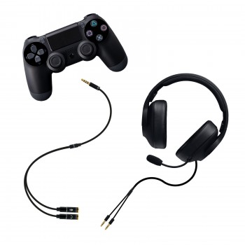 ADAPTADOR AUDIO NANOCABLE 10.24.1202 - JACK 2.5 MACHO 4 PINES A 2*JACK 3.5 HEMBRA 3 PINES - 30CM - C