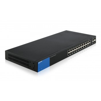 Linksys Smart LGS326 - Conmutador - Gestionado - 24 x 10 100 1000 + 2 x Gigabit SFP combinado - mont LGS326-EU