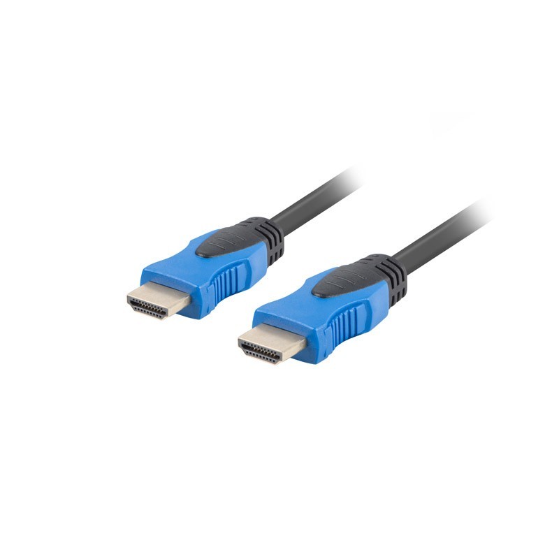 CABLE HDMI LANBERG CA-HDMI-20CU-0010-BK - CONECTORES MACHO MACHO CHAPADOS EN ORO - RESOLUCIÓN HASTA 