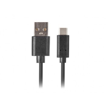 CABLE USB LANBERG CA-USBO-10CU-0005-BK - CONECTORES USB-A A USB TIPO-C - 0.5M - NEGRO