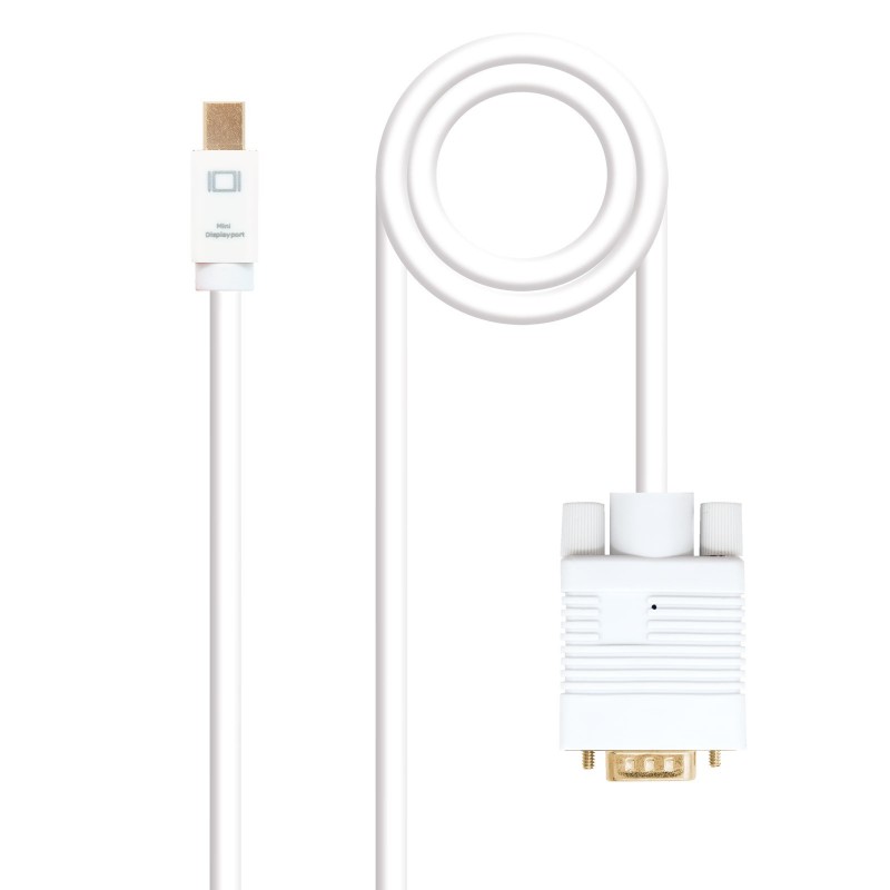 CABLE CONVERSOR MINI DP A VGA , MINI DP M-VGA M, 3M NANO BLANCO 10.15.4103