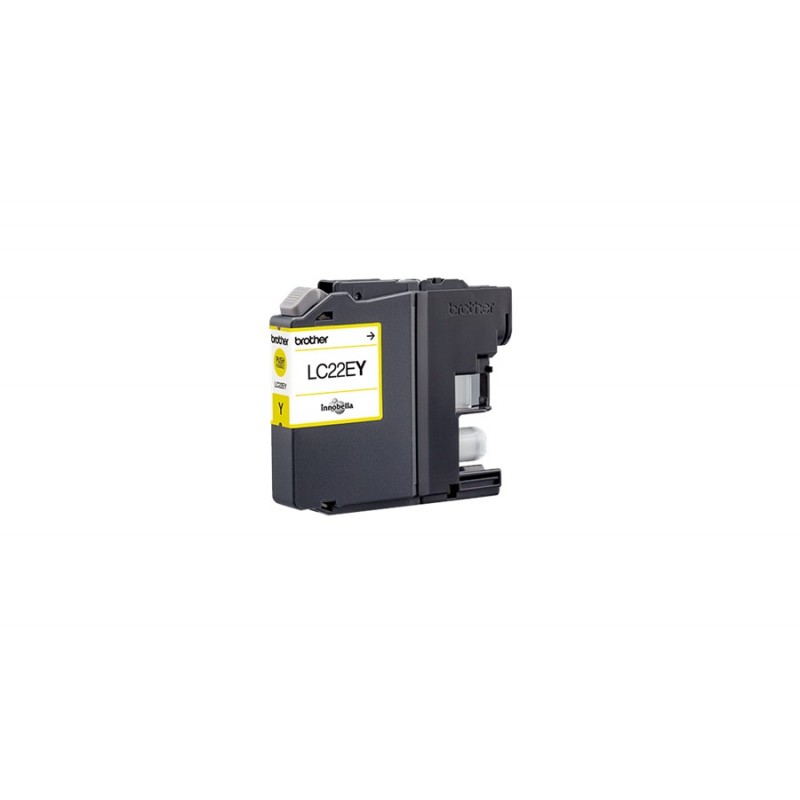 Brother LC22EY - Amarillo - original - cartucho de tinta - para Brother MFC-J5920DW