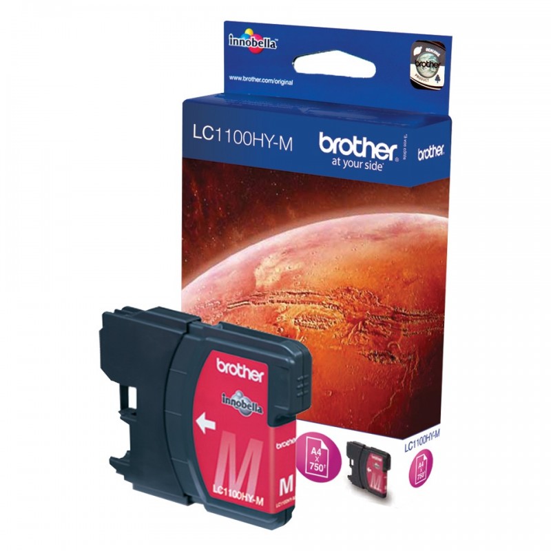 Brother LC1100HYM - Cartucho de impresión - Alto rendimiento - 1 x magenta - 700 páginas